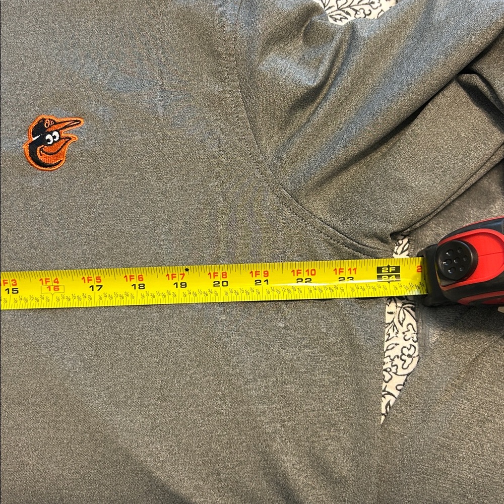 Peter Millar Baltimore Orioles Grey Quarter-Zip - Picture 5 of 7